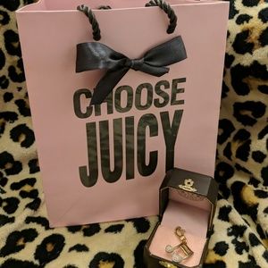 Juicy couture pave music note charm
